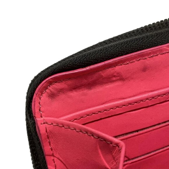 Auth CHANEL Cambon Line A50078 Black Lambskin Patent Leather Long Wallet - Picture 12 of 12